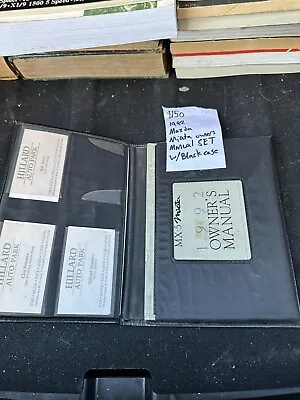 1992 Mazada Miata Owners Manual Set W/ Black Case • $150