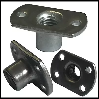 £2.77 • Buy M4 M5 M6 M8 M10 Carbon Steel Tee Spot Slab Based T Shape Weld Nuts Flat Holes