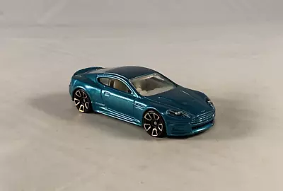 2012 Hot Wheels Faster Than Ever Aston Martin DBS Teal FTE2s LOOSE • $8.29