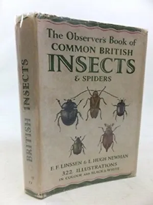 Observer's Book Of Common Insects And Spiders (Obs... By Newman L.Hugh Hardback • £12.99