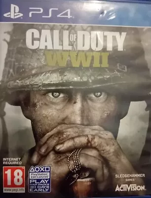 Call Of Duty WWII World War 2 For Sony PlayStation 4 - Video Game 2017 • £6