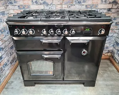 Rangemaster Classic Deluxe 100 Black/Chrome - DELIVERY AVAILABLE • £920