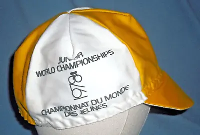 70s Vintage USCF Cycling Cap Stretch Fit Hat 1978 Junior World Championships • $9.99