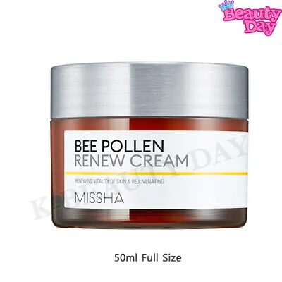 MISSHA Bee Pollen Renew Cream 50ml Vitamin Daily Moisture Cream K-Beauty Korea • $29.99