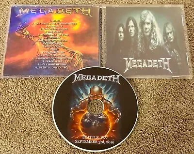 Megadeth “seattle 2010” Cd • $10