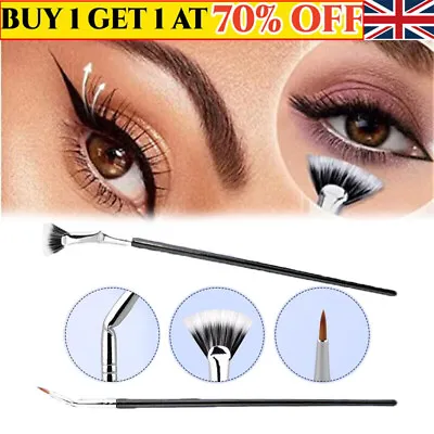 Folding Angle Scalloped Lash Brush 2024 New Mascara Fan Brush Eyelash Brush • £4.79