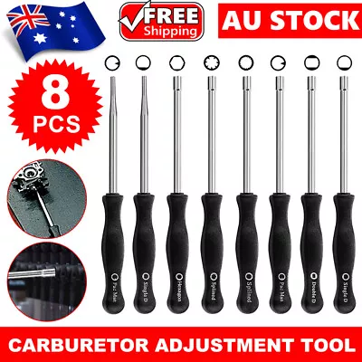 8X Carburetor Adjustment Tool Screwdriver Kit Chainsaw Fit For Husqvarna Ryobi • $10.99