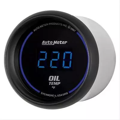 Autometer Cobalt Digital Series Gauge Oil Temperature 2 1/16  Dia 6948 • $124.99