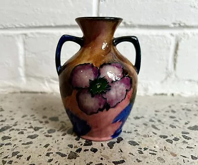 HK Tunstall Twin Handled Flower Vase Handpainted  • $45