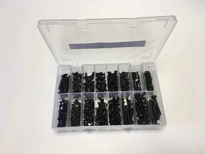 £11.99 • Buy G.R Fasteners GRF0047 Assorted M3-M6 Zinc & Black Pozi Machine Screws