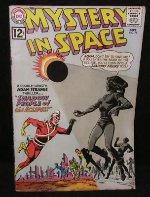 Mystery In Space #78 1962 Adam Strange Silver Age Sci Fi • $9
