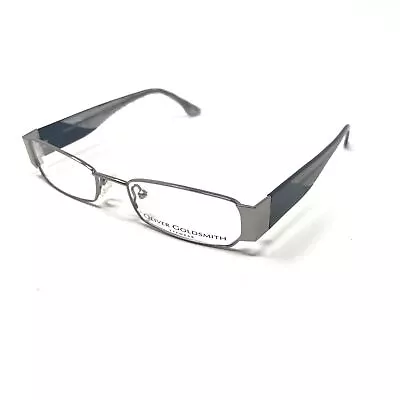 Oliver Goldsmith G5092 Glasses Frames Silver Oval Metal Eyeglasses Frame Only • £40.80
