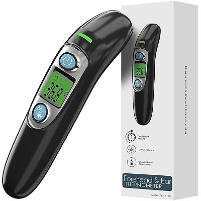 Infrared Digital Ear Thermometer For Baby/Child/Adult Jumbo LCD Display • £15.99