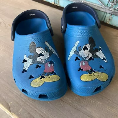 Disney Mickey Mouse Crocs Men’s 7 Women’s 9 • $29