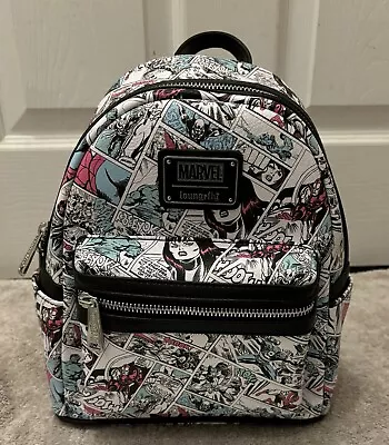 Marvel Loungefly Comic All Over Print Backpack Bag • £25