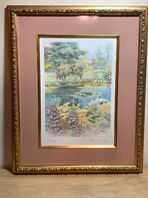 M. Marten Pomeriggio In Campagna Signed & Titled Water Color  Beautifully Framed • $489