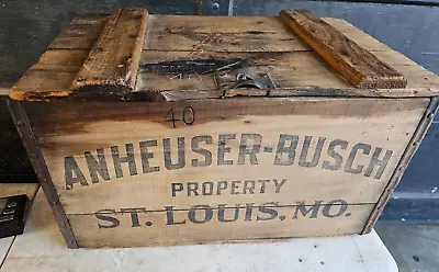 Original Anheuser  Busch Vintage Crate Collectible Beer 1933 St. Louis MO • $149.95