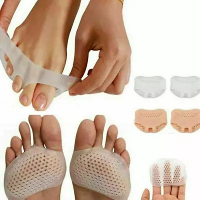 Silicone Ball Of Foot Gel Pads Forefoot Metatarsal Stress Pain Relief Cushion • $5.39