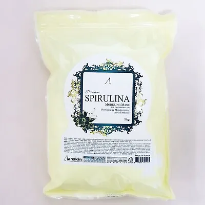 Anskin Premium Spirulina Modeling Mask Pack 1kg Soothing Moisturizing K-Beauty • $53.53