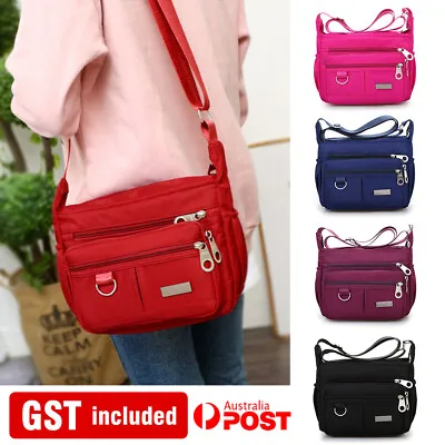 Travel Multi Pocket Shoulder Bag Waterproof Cross Body Handbag Messenger Bags • $16.88