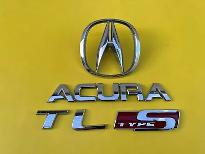 2007 2008 Acura Tl Base & Type-s Rear Trunk Lid Chrome Emblem Logo Badge (oem) • $49.99