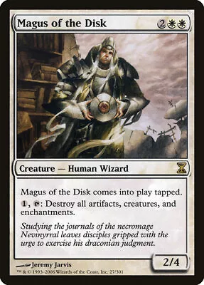 Magus Of The Disk   MTG  27 NM Time Spiral • $1.47