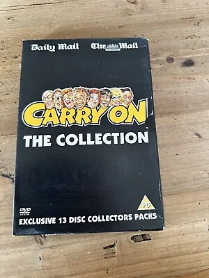 Daily Mail The Carry On Collection 13 Disc Collectors Pack Inc Carry On Camping  • £12