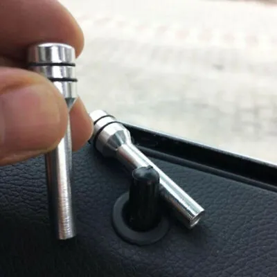 2x Aluminum Alloy Vehicle Car Door Locking Lock Knob Pull Pins Cover Accessories • £3.50