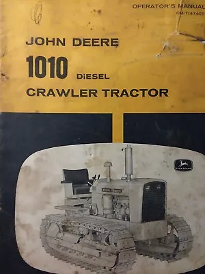 John Deere 1010 Diesel Bulldozer Crawler Tractor Owner & Maintenance Manual • $152.93