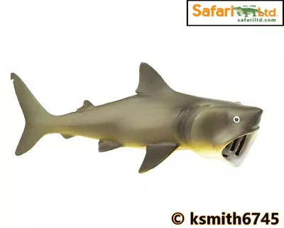 £6.80 • Buy Safari BASKING SHARK Solid Plastic Toy Wild FISH Sea Marine Animal * NEW *💥
