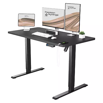 Electric Standing Desk Height Adjustable Desk Ergonomic Sit Stand Office Desk • £99.99