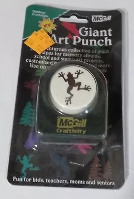 McGill Creativity Tree Frog Craft Punch RARE Outdoor Col Crafting NEW Scrapbook • $49.99