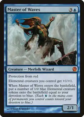 Master Of Waves Theros NM Blue Mythic Rare MAGIC THE GATHERING CARD ABUGames • $2.45