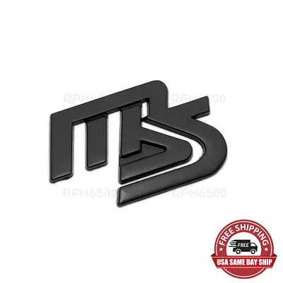 Mazda MS Mazdaspeed Rear Nameplate Badge Logo Car Emblem Decorate Sport Black • $10.99
