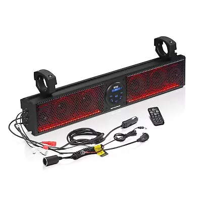 BOSS Audio Systems BRT26RGB 26” Powered Weatherproof ATV Sound Bar – 4” Speakers • $317.64