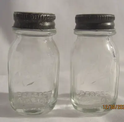 Vintage Ball Mason Jar Salt & Pepper Shaker Set • $19.99