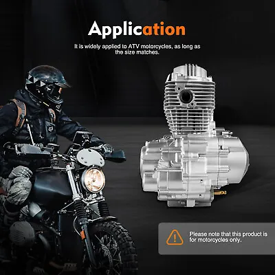 250CC Vertical Engine 4-Stroke 5 Speed Transmission Motor Kit For Dirt Bike ATV • $342