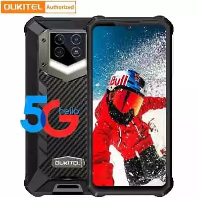 Rugged Smartphone 5G Android Phone Unlocked 15600mAh Oukitel WP15 8GB+128GB NFC • $215