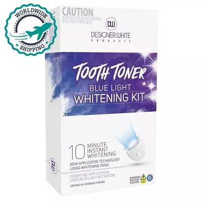 $29 • Buy Designer White Tooth Toner Whitening Blue Light Kit