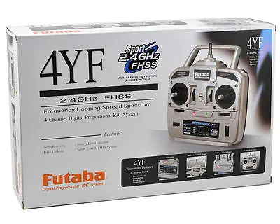 $129.95 • Buy Futaba 4YF 2.4ghz Four 4 Channel FHSS RC Radio System With R2004GF FUTK4200