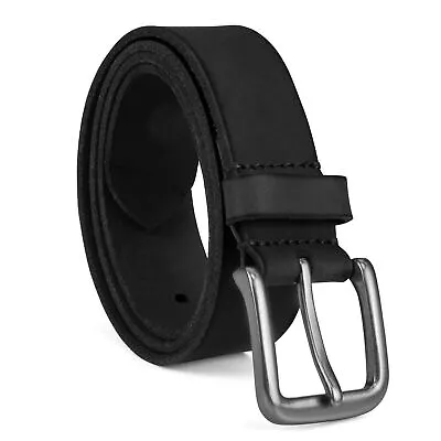 Timberland Men's 35 MM Classic Jean Leather Belt Black • $17.99