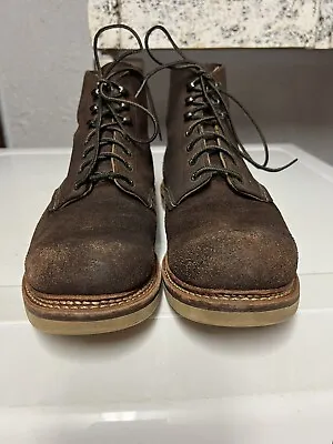 Red Wing J Crew 4573 10 D Chocolate Brown Muleskinner Made In USA Beautiful Work • $269