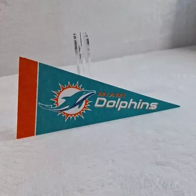 Miami Dolphins Mini-Flag Wall Decoration 4'' X 9'' Inch • $4.99