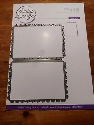 Dotty Designs Lace A5 Card Making Metal Cutting Die Craft • £5