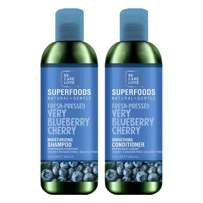 BCL SuperFoods Fresh-Pressed Blueberry Cherry Moisturizing Shampoo Conditioner • $31.95