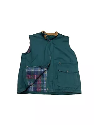 NWT Big And Tall Pacific Trail 2X Green Flannel Lined Vest • $59.95