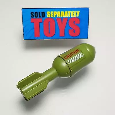 $4.79 • Buy GI Joe Bivouac Green MORTAR SHELL Rocket Bomb Missile Playset Part Vtg 1984