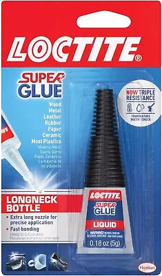 Super Glue Liquid Longneck Bottle Clear Superglue For Plastic Wood Metal Cra • $4.98