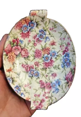 Royal Winton Grimwades Small Oval Dish 5.75  X 4.25  Flower Pattern Porcelain • $24.99