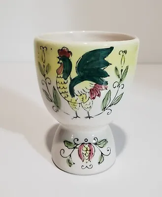 Vintage Ceramic Double Egg Cup. Rooster Chicken Collectibles  • $6.99